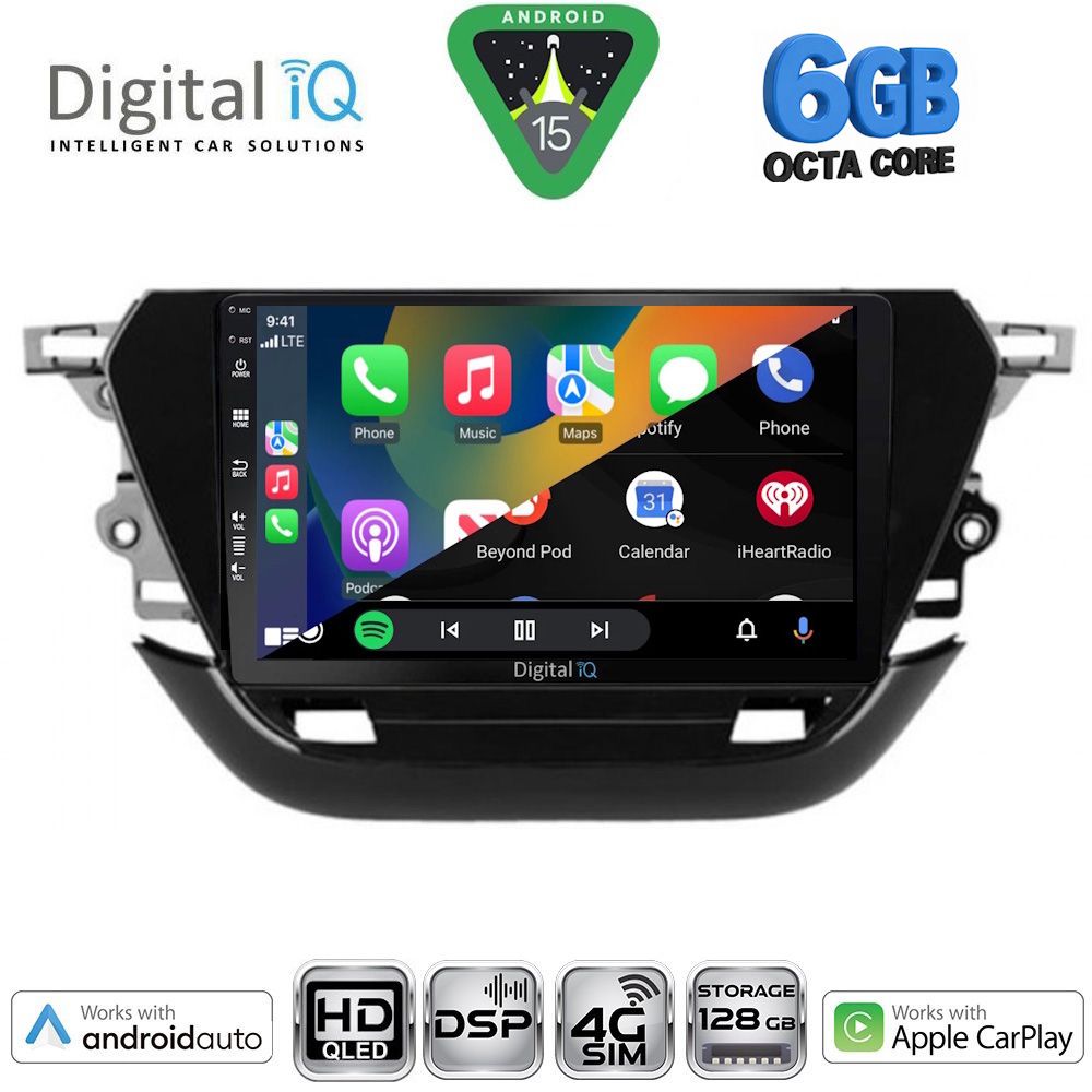 DIGITAL IQ BXF 17487_CPAA (9inc) MULTIMEDIA TABLET for OPEL CORSA F mod. 2019-2024 - immagine 2