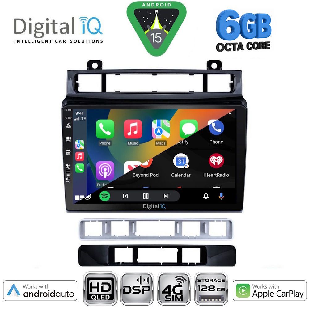 DIGITAL IQ BXF 17766_CPAA (9inc) MULTIMEDIA TABLET for VW TOUAREG mod. 2011-2018 - immagine 2