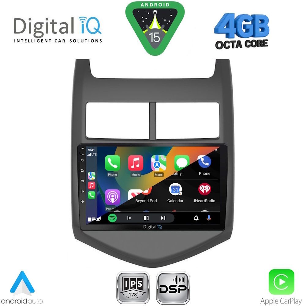 DIGITAL IQ RSG 6074_CPA (9inc) MULTIMEDIA TABLET for CHEVROLET AVEO mod. 2011-2014 - immagine 2