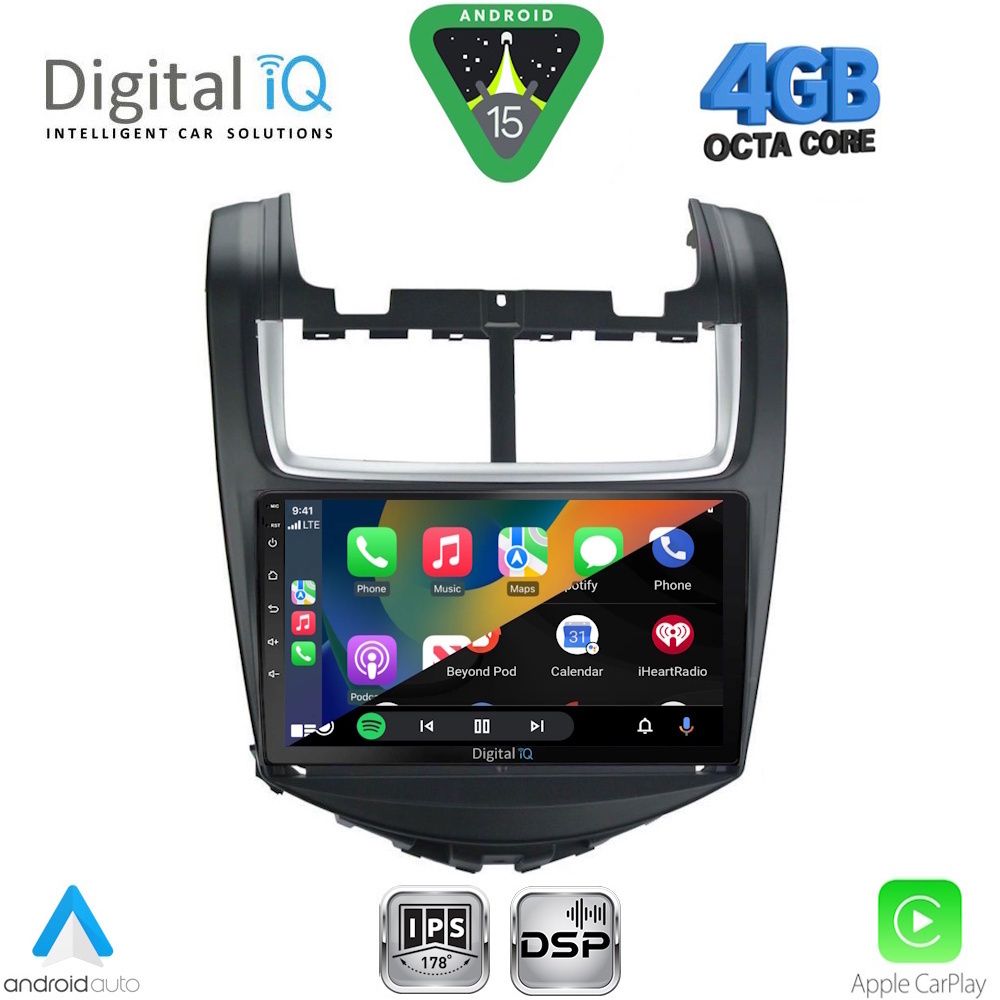 DIGITAL IQ RSG 6075_CPA (9inc) MULTIMEDIA TABLET for CHEVROLET AVEO mod. 2014-2017 - immagine 2
