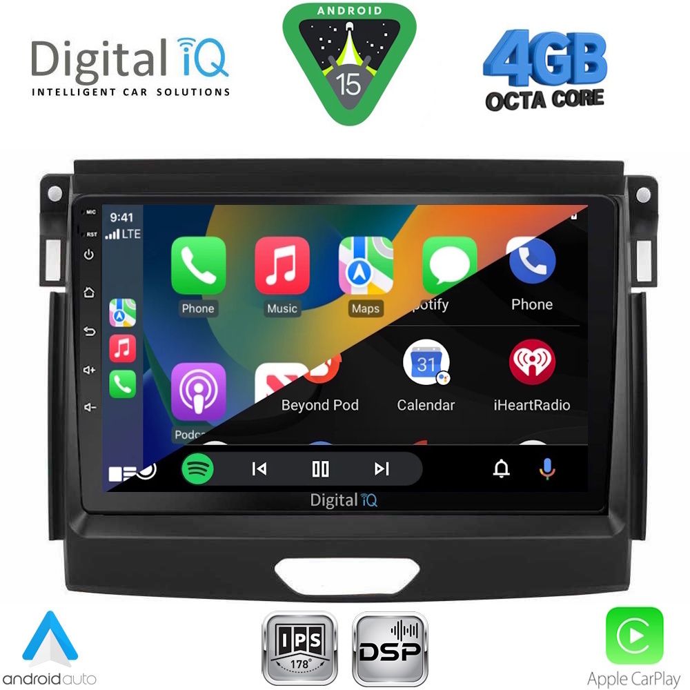 DIGITAL IQ RSG 6172_CPA (9inc) MULTIMEDIA TABLET for FORD RANGER mod. 2015-2018 - immagine 2