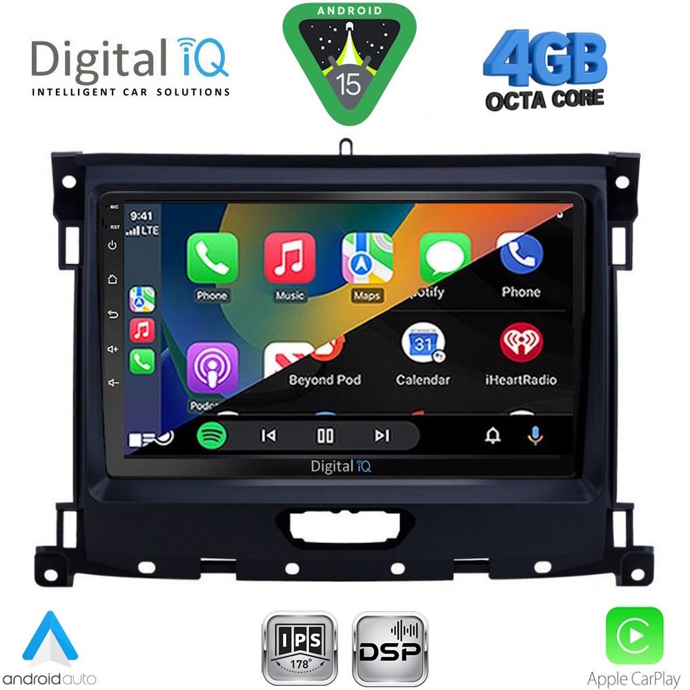 DIGITAL IQ RSG 6173_CPA (9inc) MULTIMEDIA TABLET for FORD RANGER mod. 2018-2023 - immagine 2