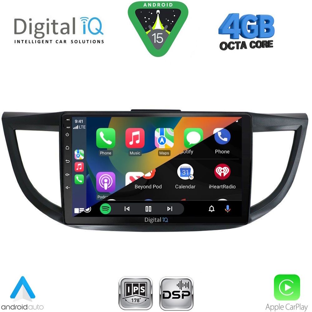 DIGITAL IQ RSG 6198_CPA (10inc) MULTIMEDIA TABLET for HONDA CRV mod. 2013-2017 - immagine 2