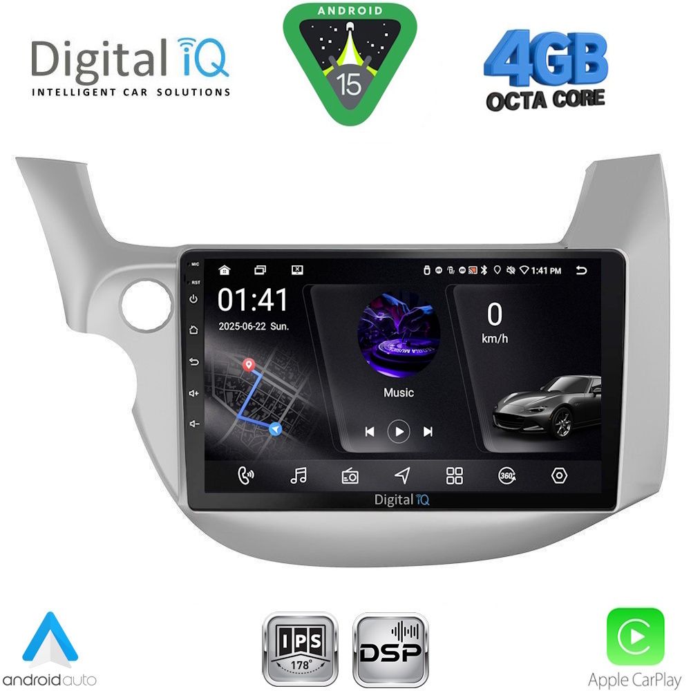DIGITAL IQ RSG 6211_CPA (10inc) MULTIMEDIA TABLET for HONDA JAZZ mod. 2008-2012