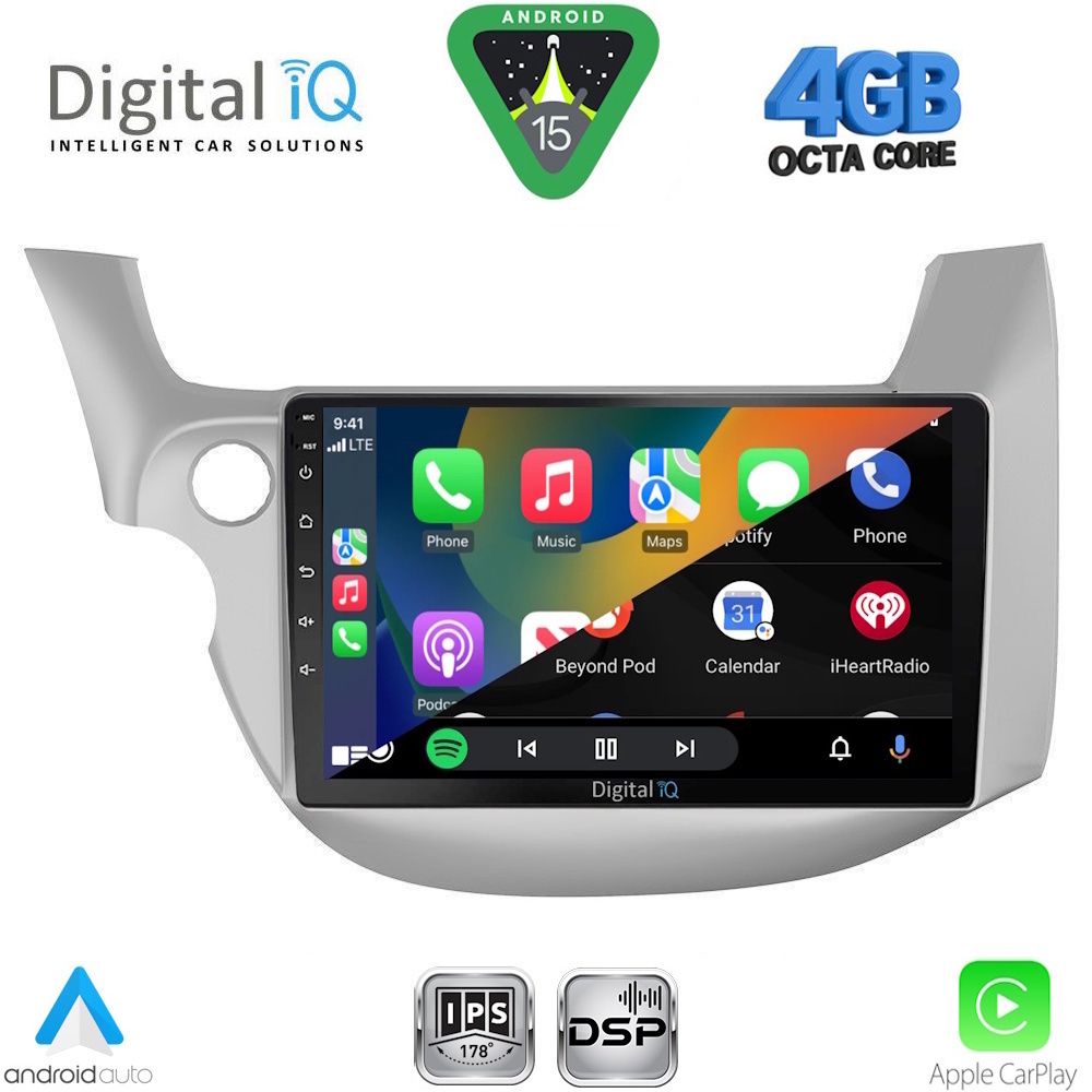 DIGITAL IQ RSG 6211_CPA (10inc) MULTIMEDIA TABLET for HONDA JAZZ mod. 2008-2012 - immagine 2