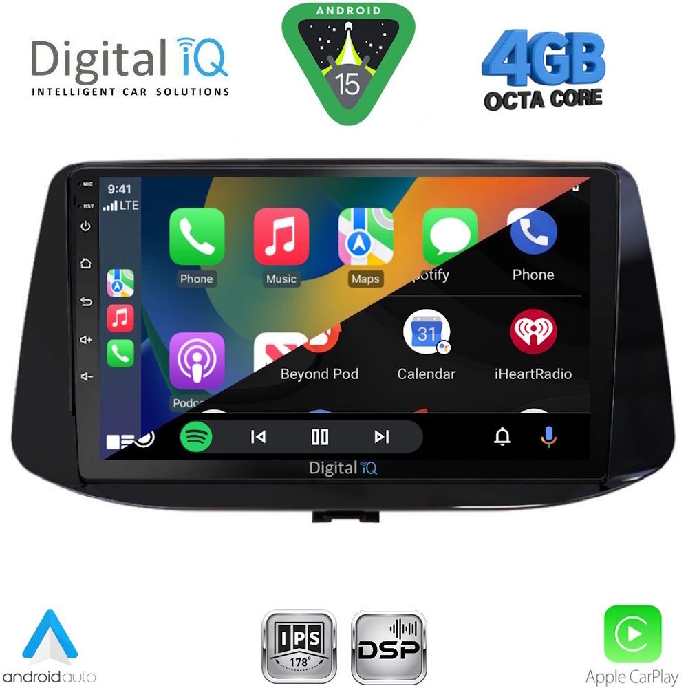 DIGITAL IQ RSG 6233_CPA (9inc) MULTIMEDIA TABLET for HYUNDAI i30 mod. 2018-2025 - immagine 2
