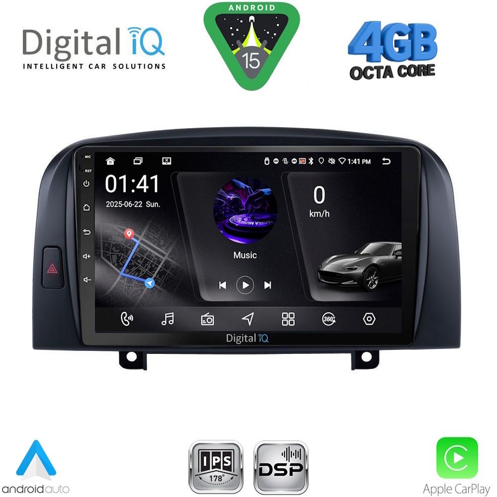 DIGITAL IQ RSG 6248_CPA (9inc) MULTIMEDIA TABLET for HYUNDAI SONATA mod. 2006-2009