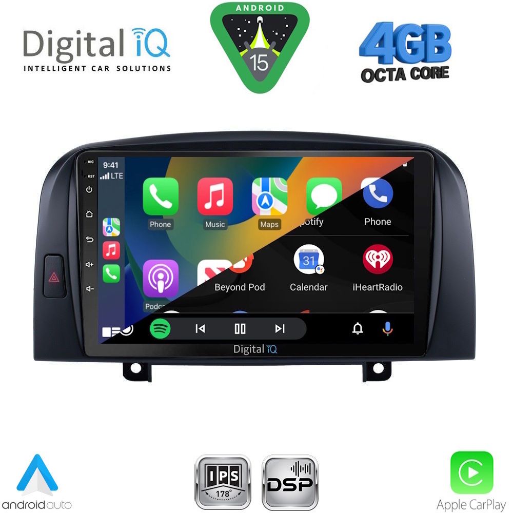 DIGITAL IQ RSG 6248_CPA (9inc) MULTIMEDIA TABLET for HYUNDAI SONATA mod. 2006-2009 - immagine 2
