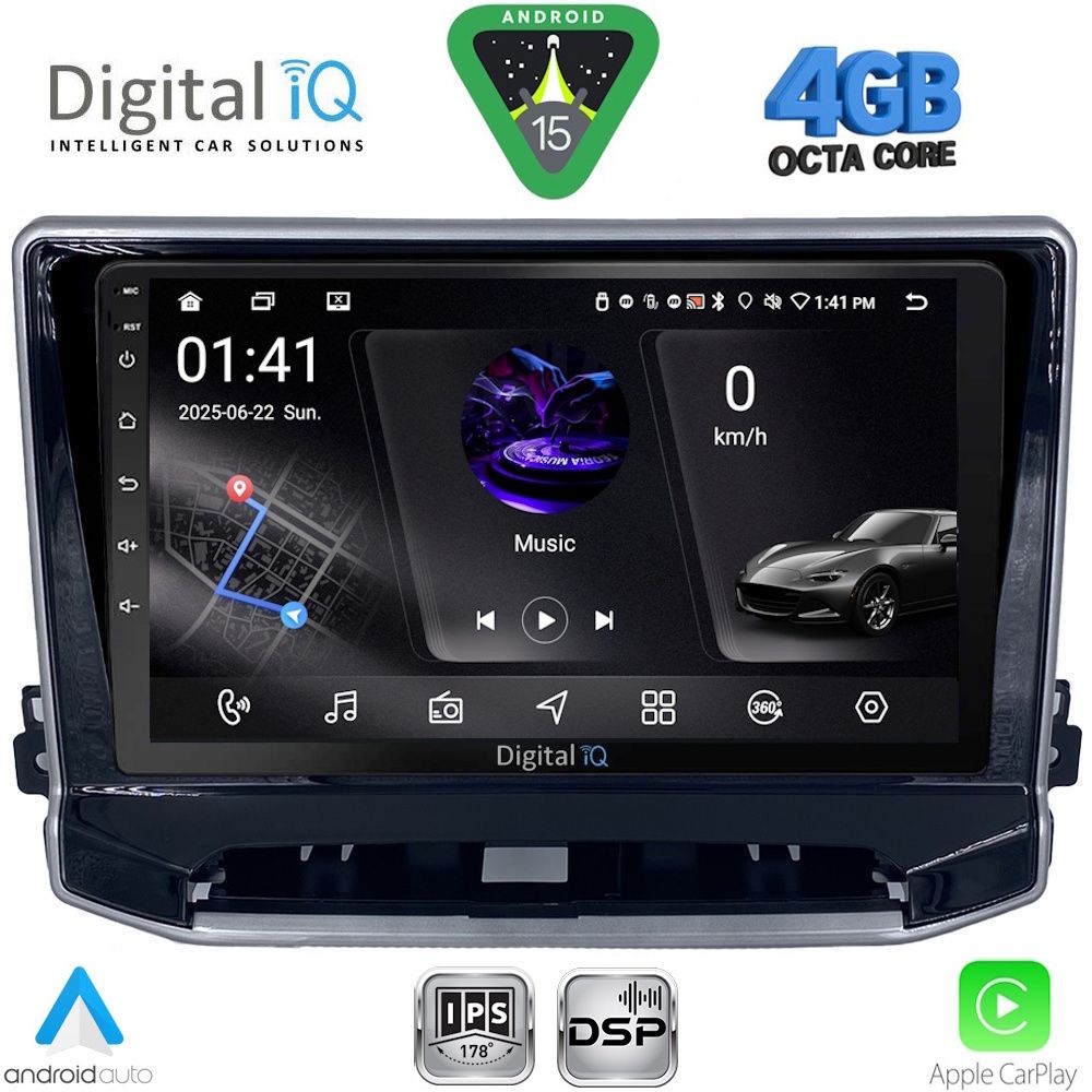 DIGITAL IQ RSG 6279_CPA (10inc) MULTIMEDIA TABLET for JEEP COMPASS mod. 2022-2026