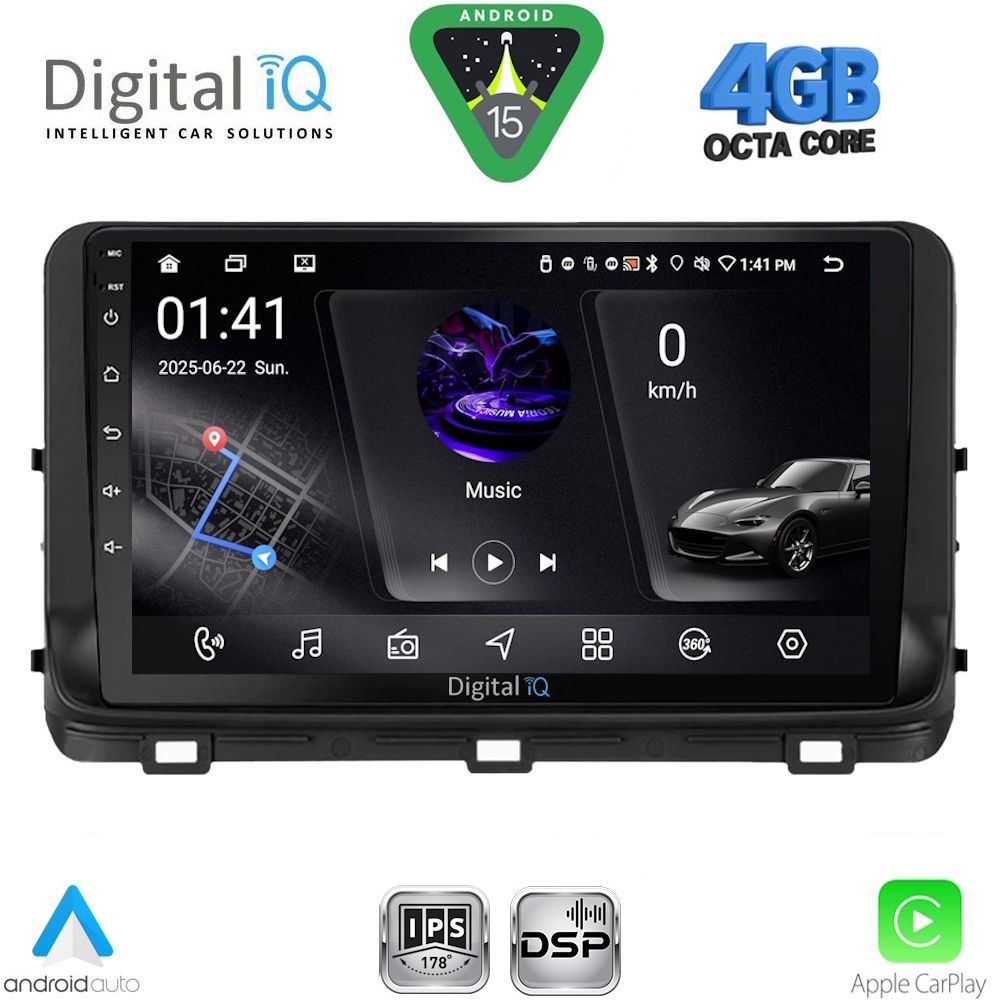 DIGITAL IQ RSG 6300_CPA (9inc) MULTIMEDIA TABLET for KIA CEED mod. 2006-2009 - immagine 14