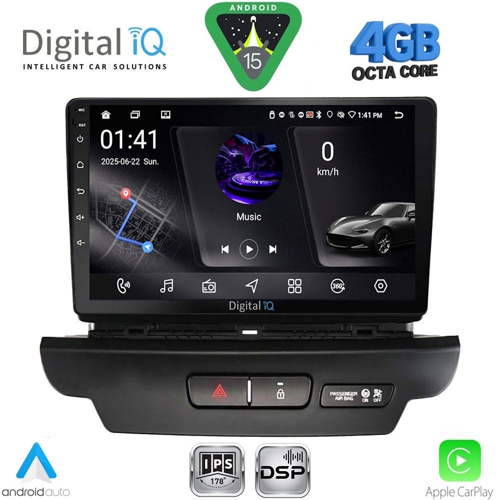 DIGITAL IQ RSG 6300_CPA (9inc) MULTIMEDIA TABLET for KIA CEED mod. 2006-2009 - immagine 16