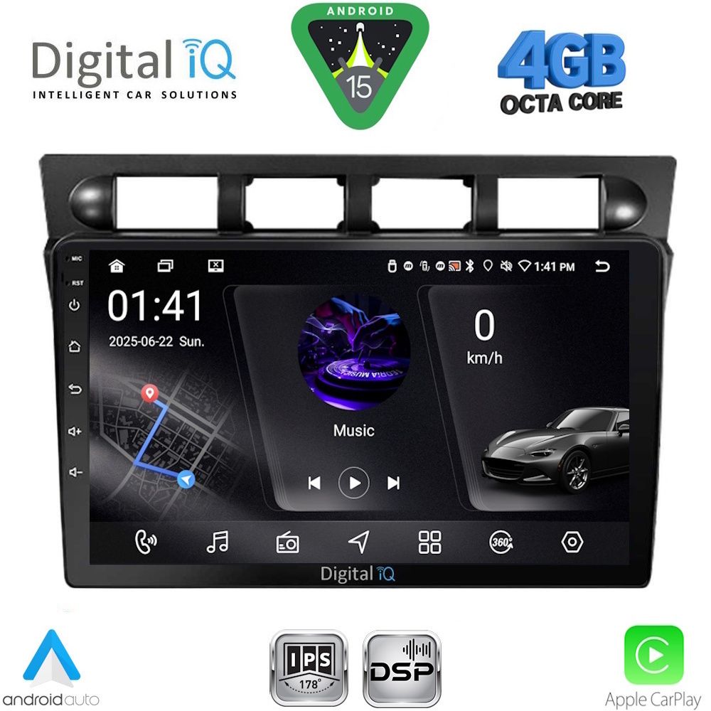 DIGITAL IQ RSG 6306_CPA (9inc) MULTIMEDIA TABLET for KIA PICANTO mod. 2004-2008