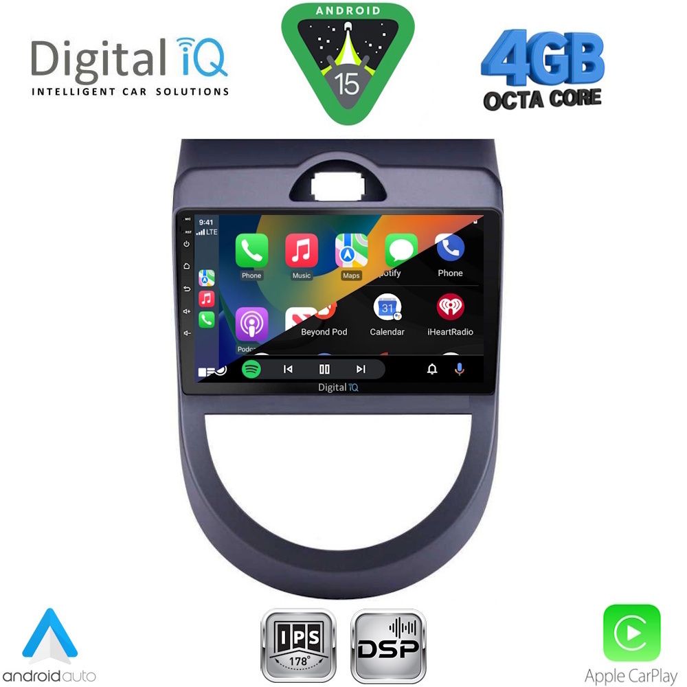 DIGITAL IQ RSG 6320_CPA (9inc) MULTIMEDIA TABLET for KIA SOUL mod. 2008-2013 - immagine 2