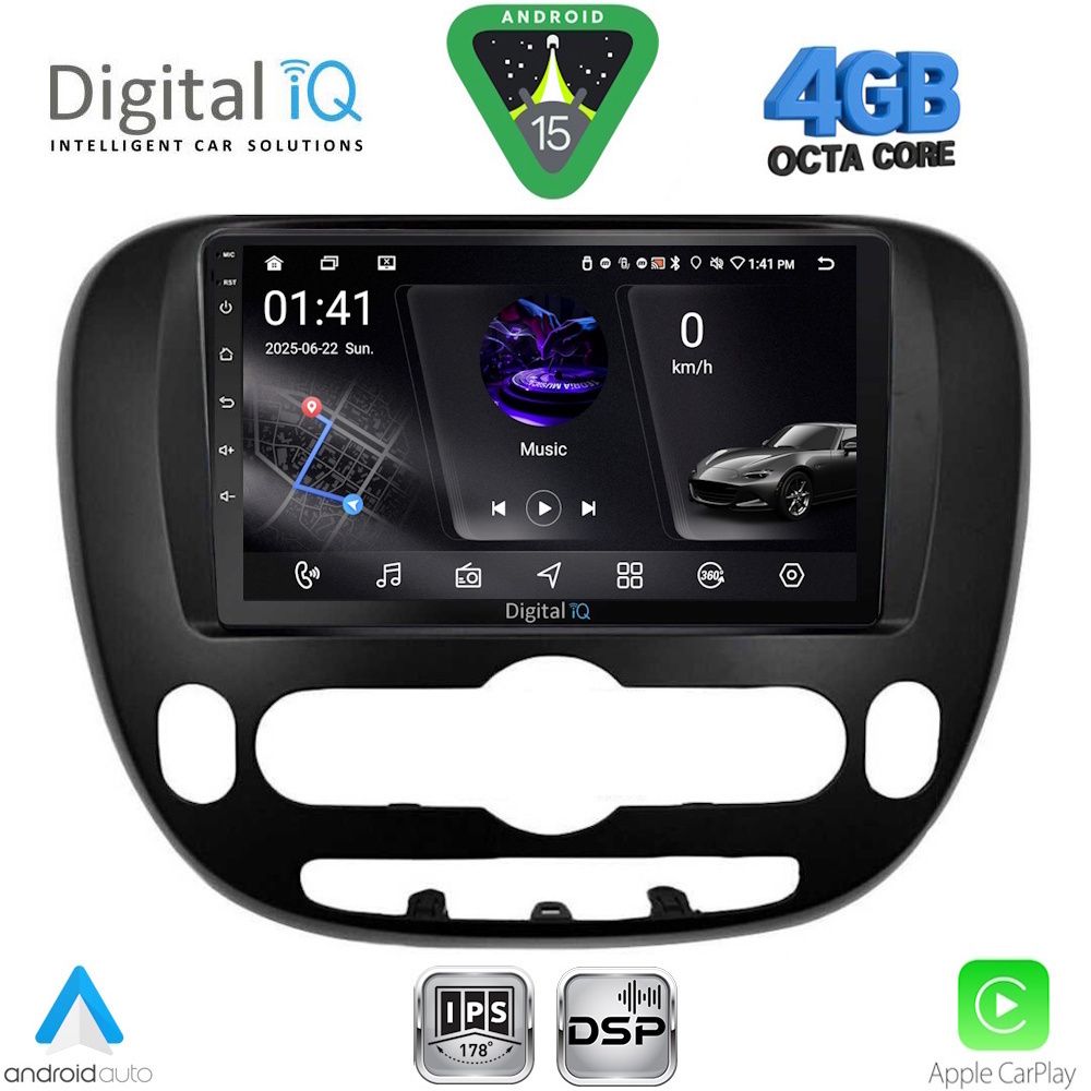 DIGITAL IQ RSG 6320_CPA (9inc) MULTIMEDIA TABLET for KIA SOUL mod. 2008-2013 - immagine 12