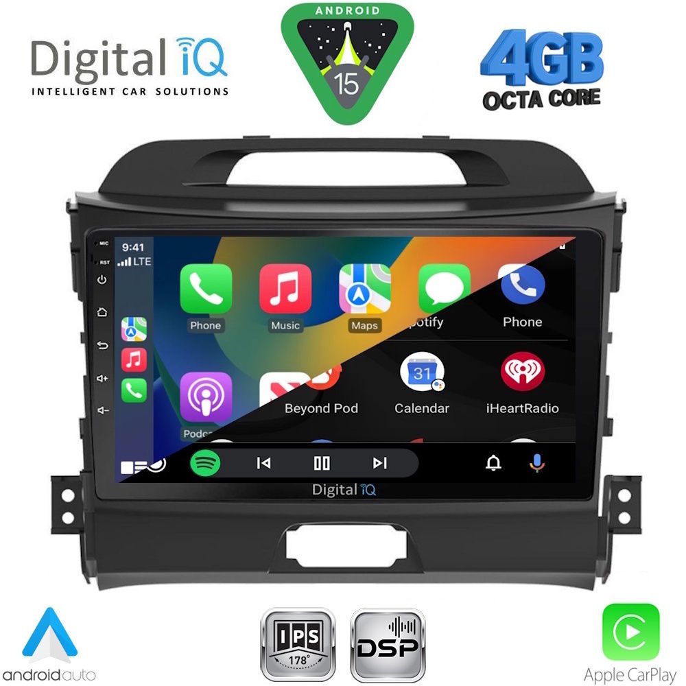 DIGITAL IQ RSG 6320_CPA (9inc) MULTIMEDIA TABLET for KIA SOUL mod. 2008-2013 - immagine 19
