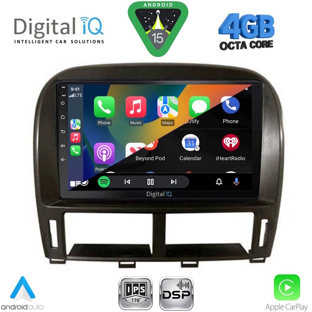 DIGITAL IQ RSG 6343_CPA (9inc) MULTIMEDIA TABLET for LEXUS LS 430 – XF 430 mod. 2000-2006 - immagine 2