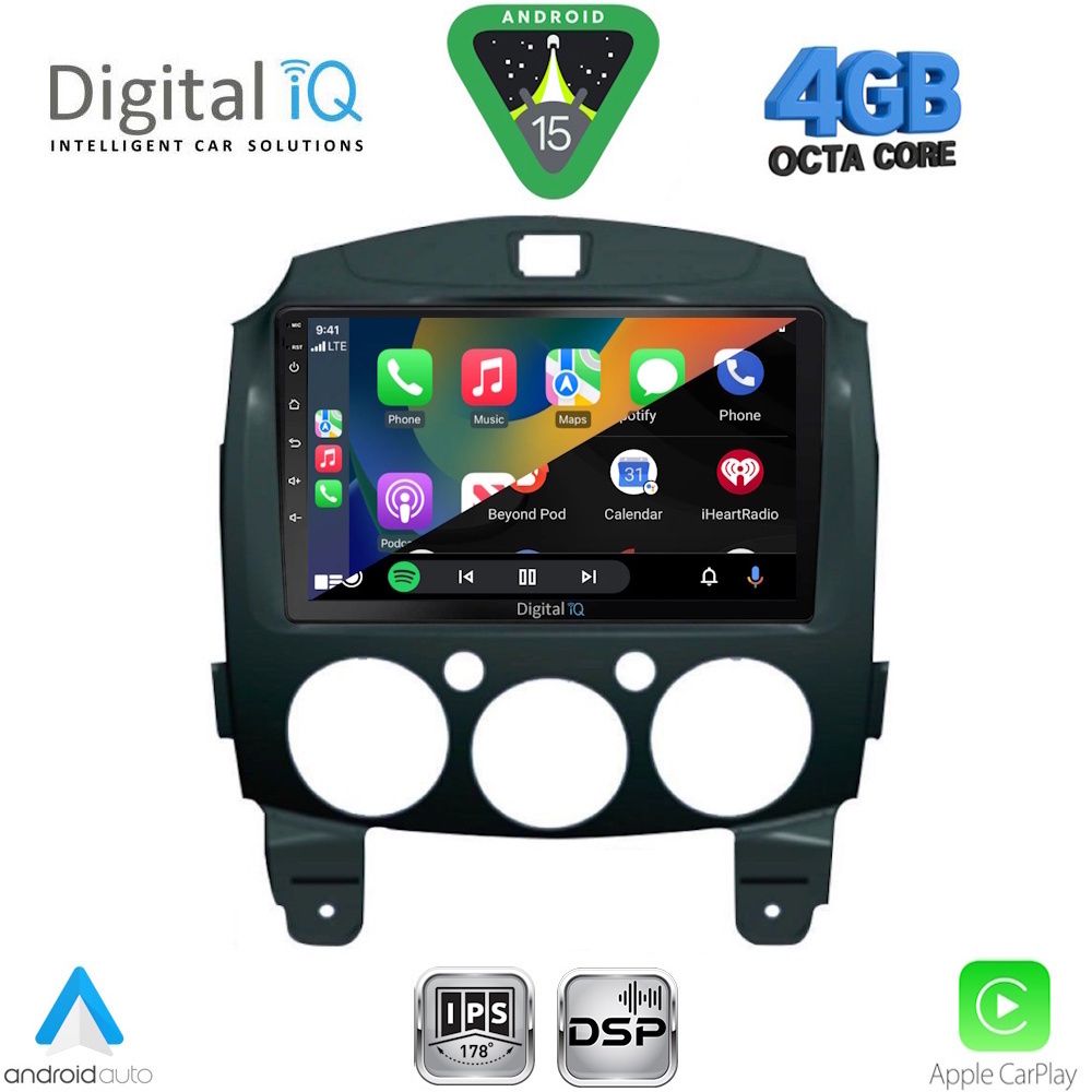 DIGITAL IQ RSG 6361_CPA (9inc) MULTIMEDIA TABLET for MAZDA 2 mod. 2007-2014 - immagine 2