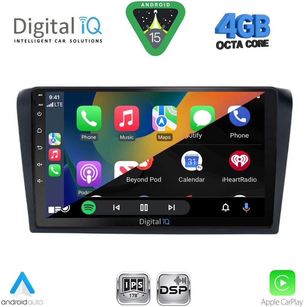 DIGITAL IQ RSG 6365_CPA (9inc) MULTIMEDIA TABLET for MAZDA 3 mod. 2003-2008 - immagine 2