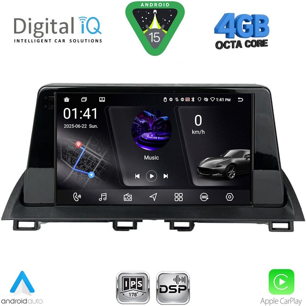 DIGITAL IQ RSG 6367_CPA (9inc) MULTIMEDIA TABLET for MAZDA 3 mod. 2014-2019