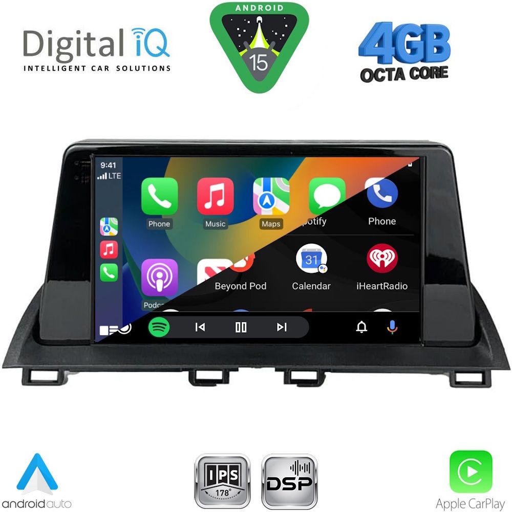 DIGITAL IQ RSG 6367_CPA (9inc) MULTIMEDIA TABLET for MAZDA 3 mod. 2014-2019 - immagine 2