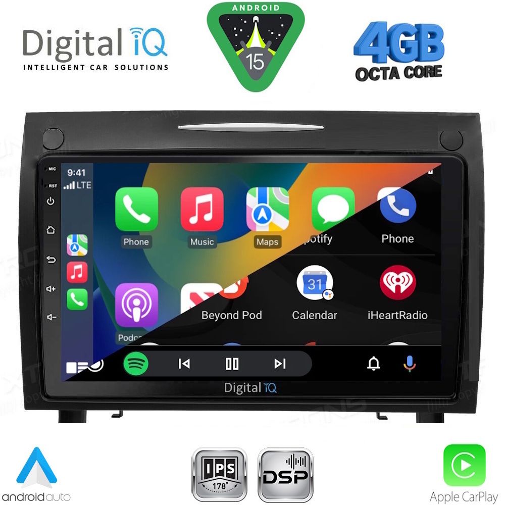 DIGITAL IQ RSG 6419_CPA (9inc) MULTIMEDIA TABLET for MERCEDES SLK R171 mod. 2004-2010 - immagine 2