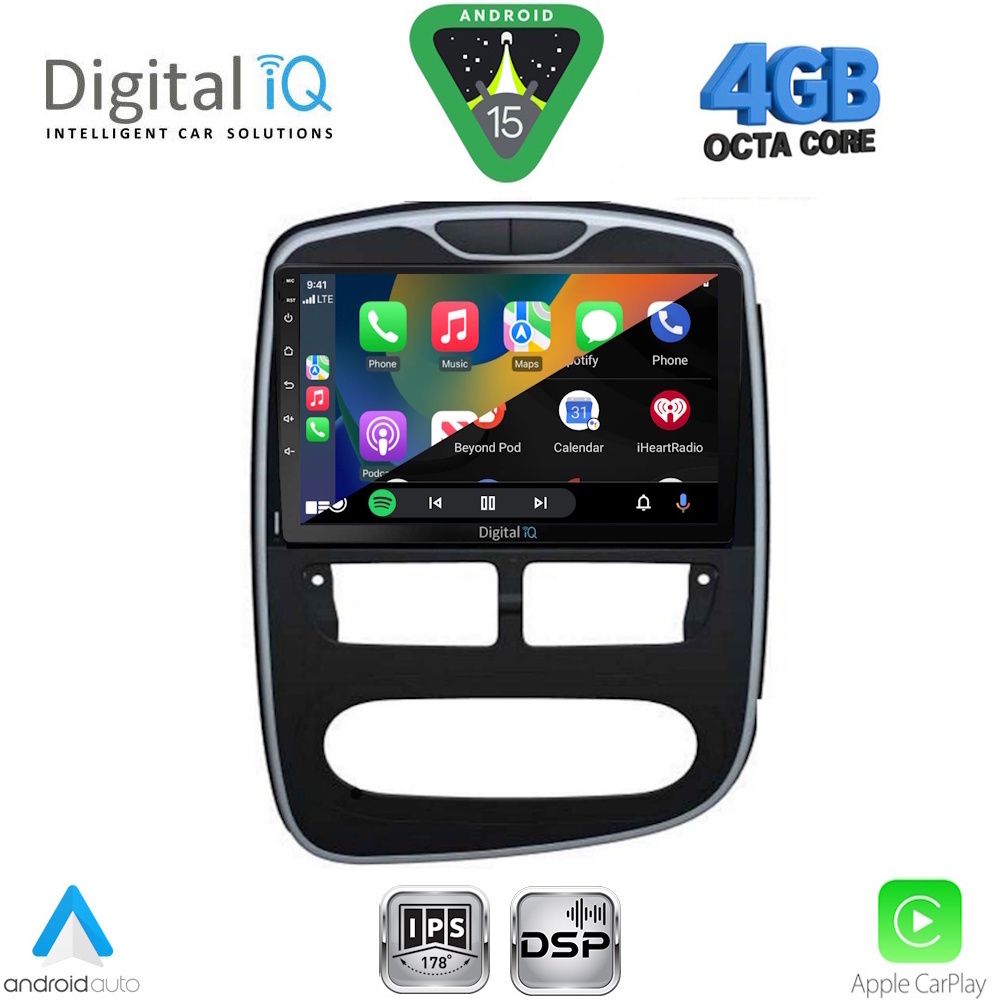 DIGITAL IQ RSG 6544_CPA (10inc) MULTIMEDIA TABLET for RENAULT CLIO mod. 2012-2015 - immagine 2