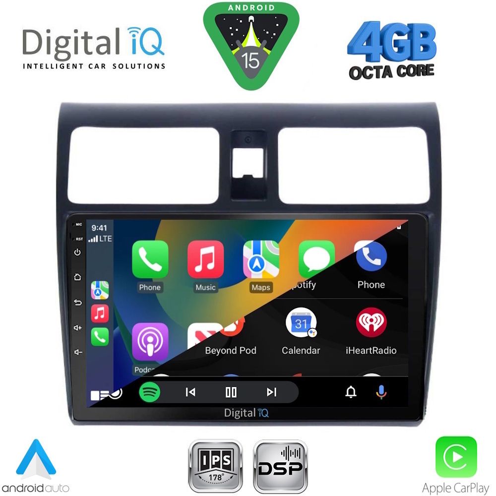 DIGITAL IQ RSG 6684_CPA (10inc) MULTIMEDIA TABLET for SUZUKI SWIFT mod. 2005-2011 - immagine 2