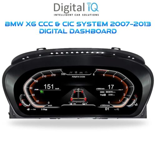 DIGITAL IQ DDD 977_DC (12.3in) DIGITAL INSTRUMENT CLUSTER for BMW X6 (E71) mod. 2007-2013 with CCC-CIC - WEXML.GR