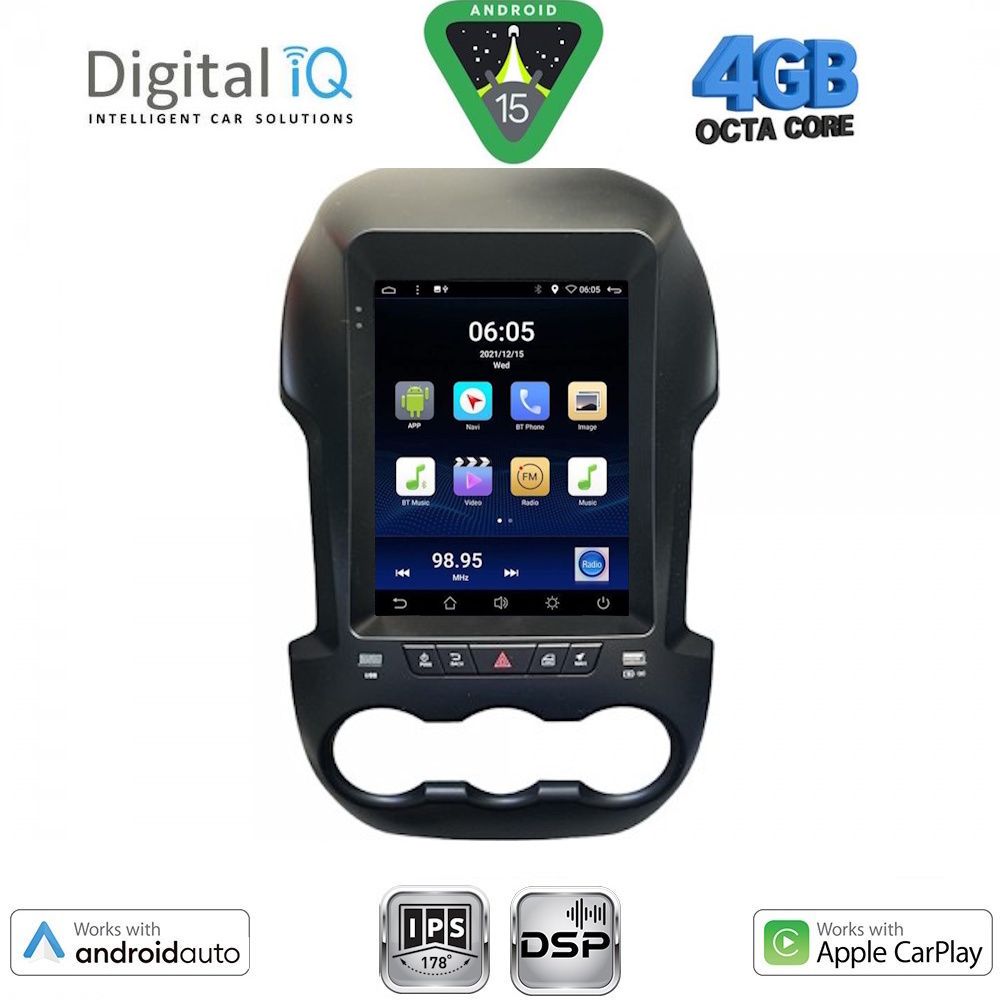 DIGITAL IQ BXF 7971_CPAA TESLA STYLE for FORD RANGER mod. 2011-2015 - immagine 8
