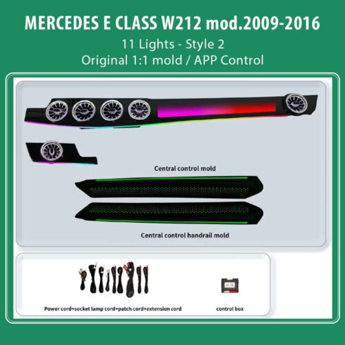 DIQ AMBIENT MERCEDES E (W212) BW212L11S2 (Digital iQ Ambient Light for Mercedes E (W212) mod. 2009-2016 with 11 Lights Style 2) - WEXML.GR