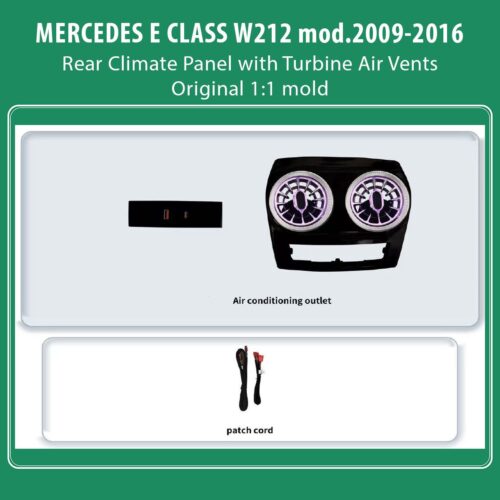 DIQ AMBIENT MERCEDES E (W212) BW212RCP (Digital iQ Ambient Light for Mercedes E (W212) mod. 2009-2016 Rear Climate Panel) - WEXML.GR
