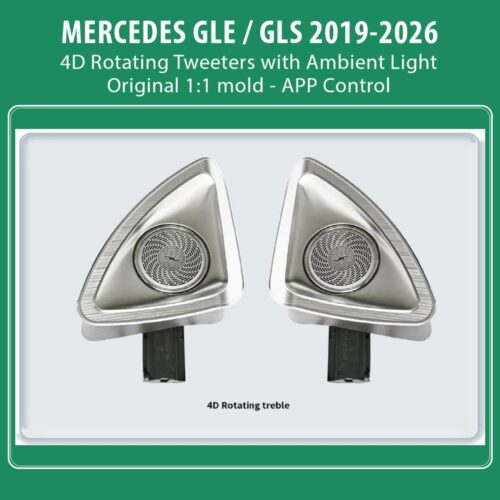 DIQ AMBIENT MERCEDES GLE 4D TWEETER COVERS (Digital iQ Ambient Light for MERCEDES GLE mod. 2019-2026