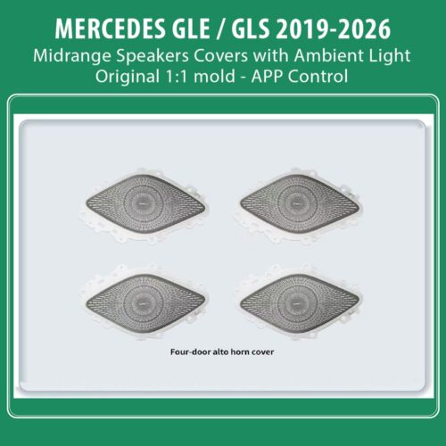 DIQ AMBIENT MERCEDES GLE MIDRANGE COVERS (Digital iQ Ambient Light for MERCEDES GLE mod. 2019-2026