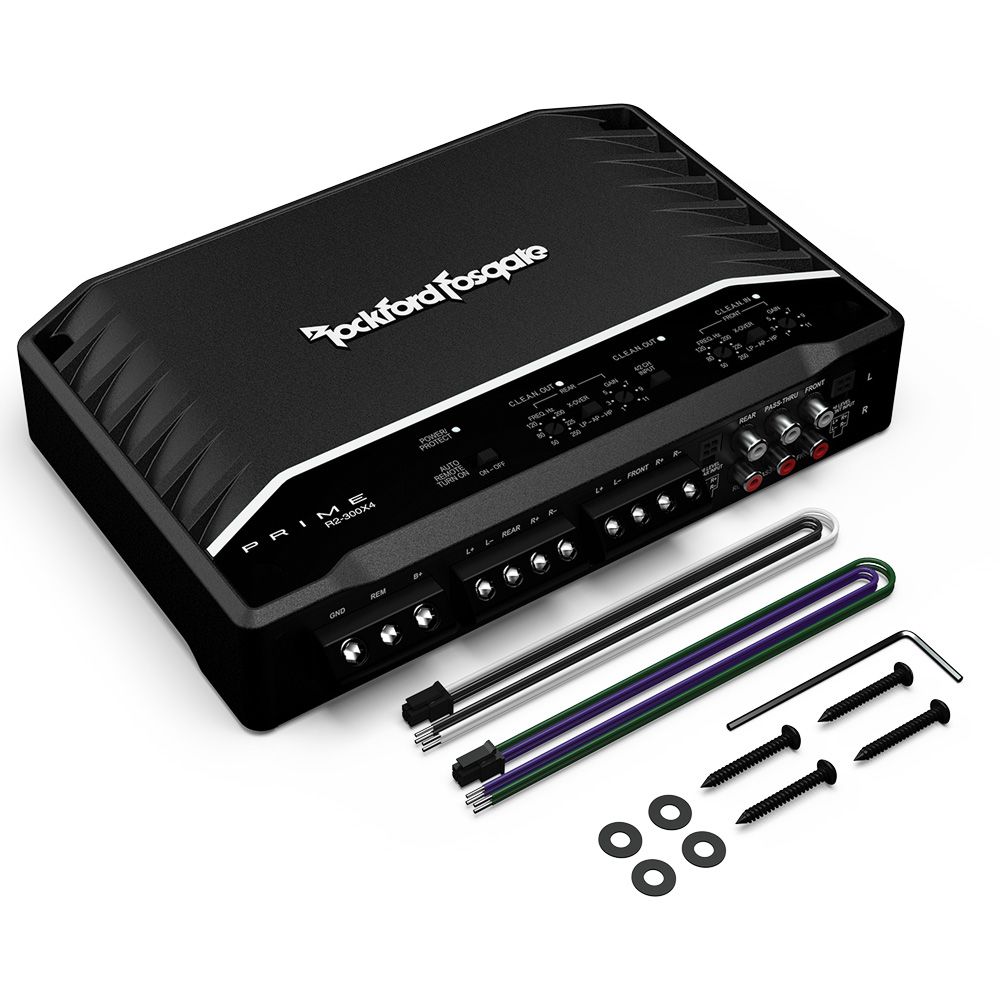 ROCKFORD FOSGATE PRIME R2-300X4 (300W, CLASS D, 4 CHANNEL AMPLIFIER) - immagine 4