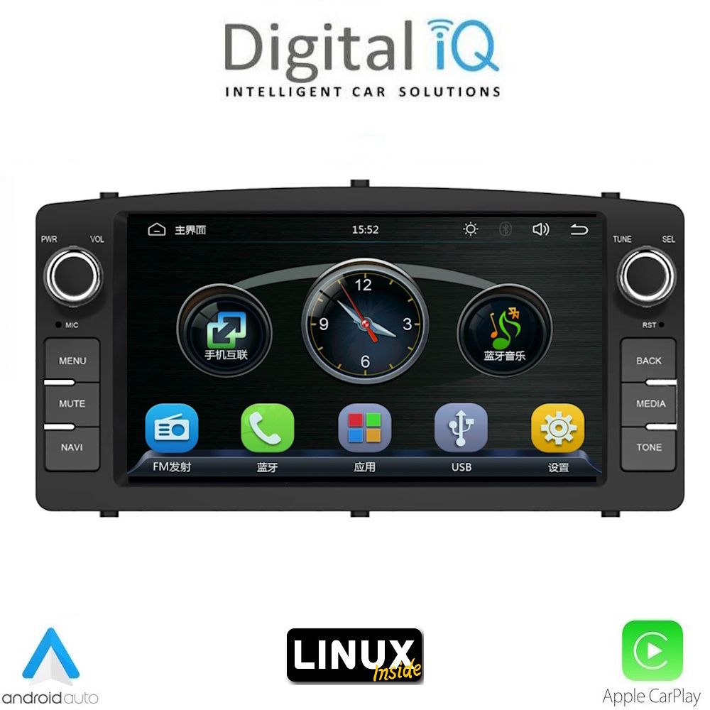 DIGITAL IQ BLA 010_CPA (7" DECK) MULTIMEDIA LINUX SYSTEM for TOYOTA COROLLA mod. 2001-2006 - WEXML.GR