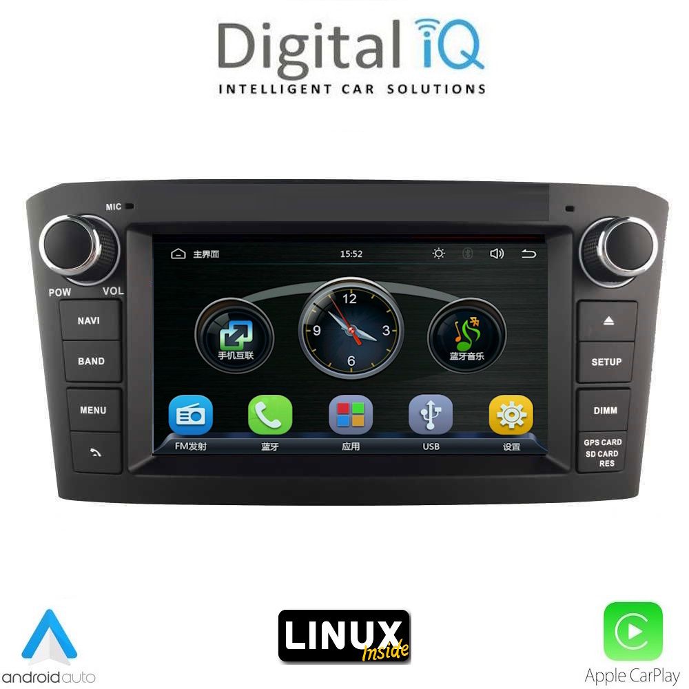 DIGITAL IQ BLA 009BL_CPA (7" DECK) MULTIMEDIA LINUX SYSTEM for TOYOTA AVENSIS T27 mod. 2009-2016 (BLACK) - WEXML.GR