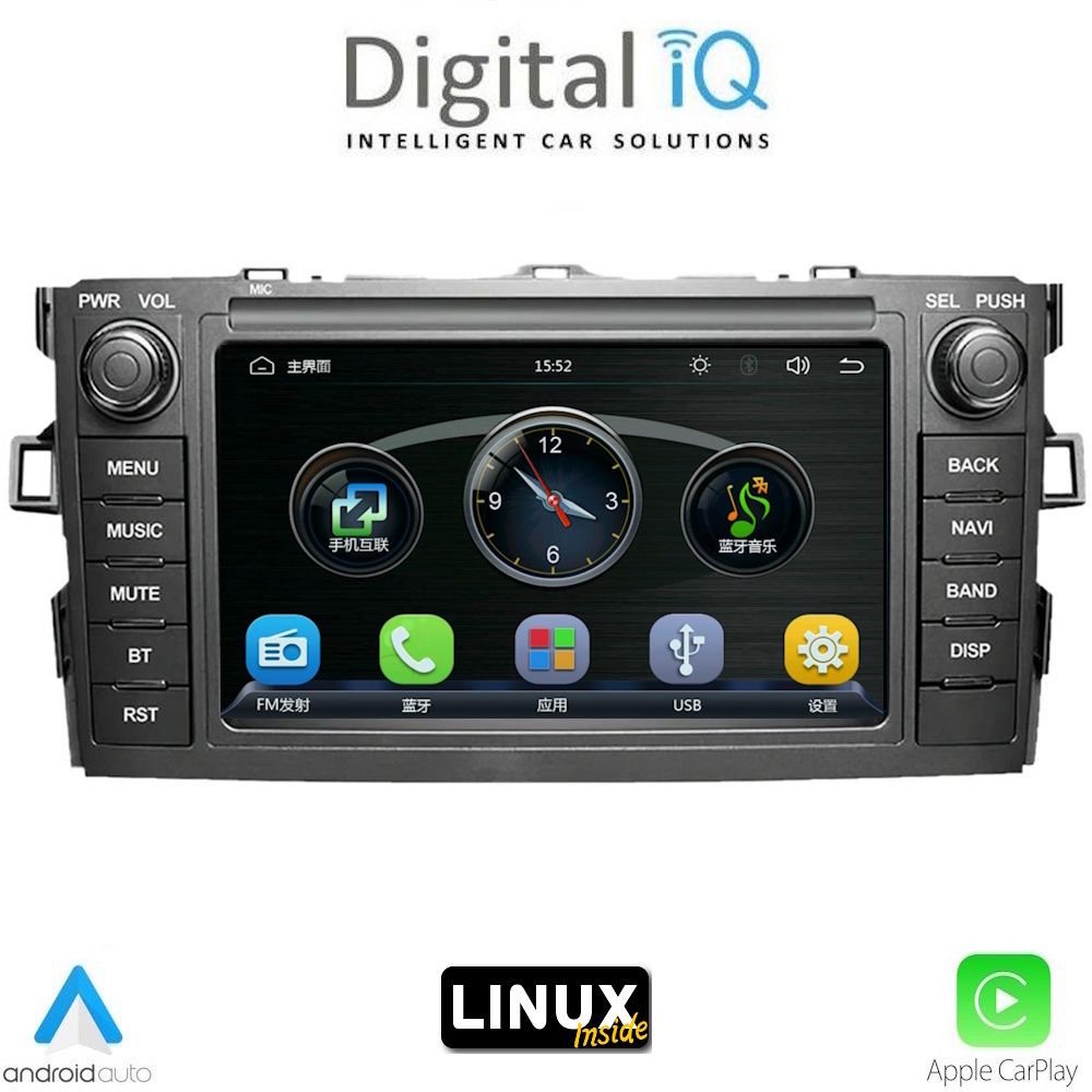 DIGITAL IQ BLA 028_CPA (7" DECK) MULTIMEDIA LINUX SYSTEM for TOYOTA AURIS mod. 2007-2012 - WEXML.GR