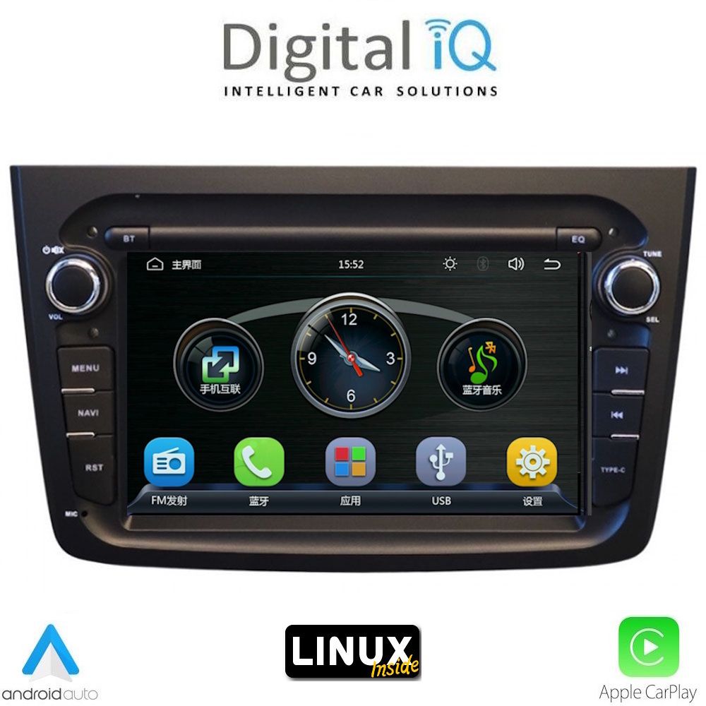 DIGITAL IQ BLA 057BL_CPA (7" DECK) MULTIMEDIA LINUX SYSTEM for ALFA ROMEO MITO mod. 2008-2018 (BLACK) - WEXML.GR