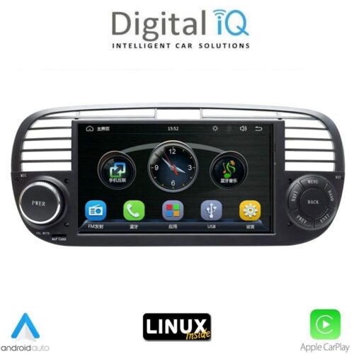 DIGITAL IQ BLA 065BL_CPA (7" DECK) MULTIMEDIA LINUX SYSTEM for FIAT 500 mod. 2007-2015 (BLACK) - WEXML.GR