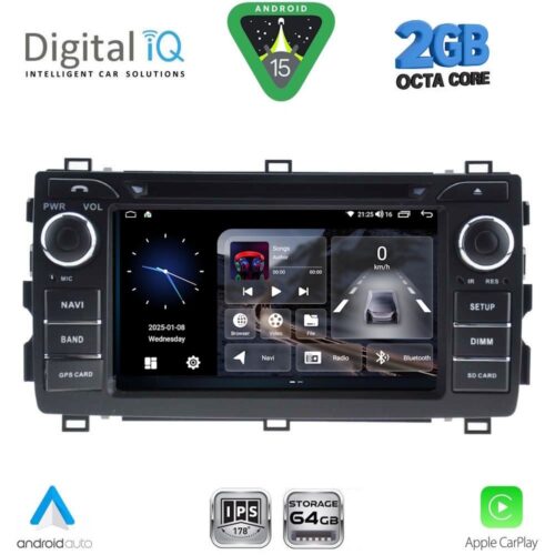 DIGITAL IQ BLE 308_CPA (7" DECK) MULTIMEDIA OEM for TOYOTA AURIS mod. 2012-2015 - WEXML.GR