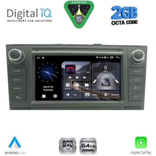DIGITAL IQ BLE 309GR_CPA (7" DECK) MULTIMEDIA OEM for TOYOTA AVENSIS (T27) mod. 2009-2016 (GRAY) - WEXML.GR