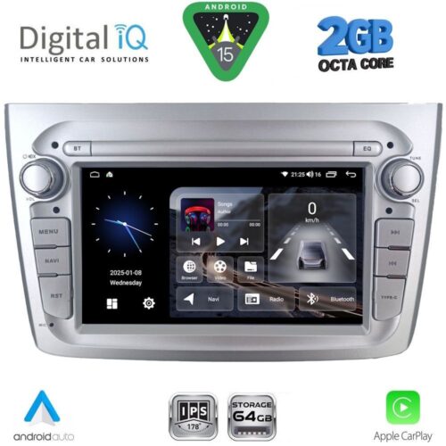 DIGITAL IQ BLE 357SL_CPA (7" DECK) MULTIMEDIA SYSTEM for ALFA ROMEO MITO mod. 2008-2018 (SILVER) - WEXML.GR