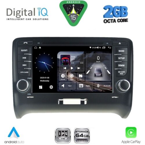 DIGITAL IQ BLE 378_CPA (7" DECK) MULTIMEDIA SYSTEM for AUDI ΤΤ mod. 2007-2015 - WEXML.GR