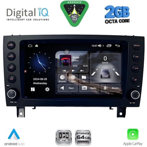 DIGITAL IQ BLE 396_CPA (8" DECK) MULTIMEDIA SYSTEM for MERCEDES SLK (R171) mod. 2004-2010 - WEXML.GR