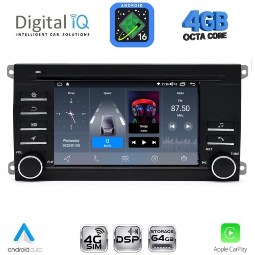 DIGITAL IQ BLG 443_CPA (7" DECK) MULTIMEDIA SYSTEM for PORSCHE CAYENNE mod. 2002-2011 - WEXML.GR