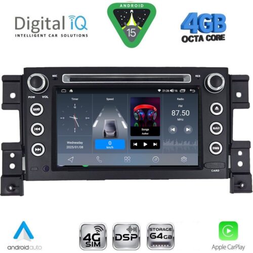 DIGITAL IQ BLG 454_CPA (7" DECK) MULTIMEDIA SYSTEM for SUZUKI GRAND VITARA mod. 2005-2015 - WEXML.GR