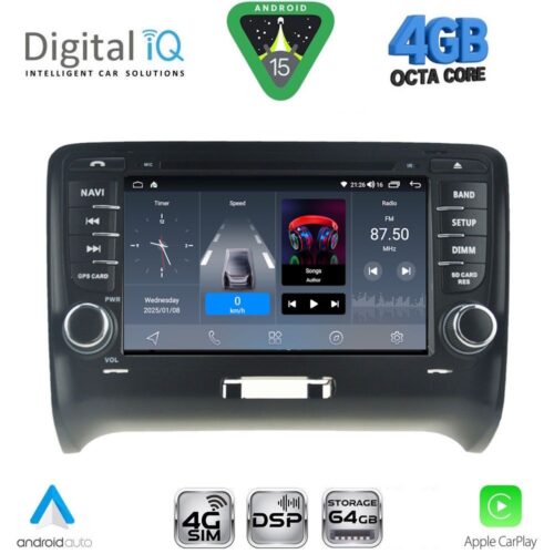 DIGITAL IQ BLG 478_CPA (7″ DECK) MULTIMEDIA OEM for AUDI ΤΤ mod. 2007-2015 - WEXML.GR