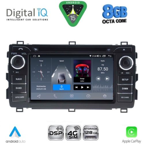 DIGITAL IQ BLM 508_CPA (7" DECK) MULTIMEDIA OEM for TOYOTA AURIS mod. 2012-2015 - WEXML.GR