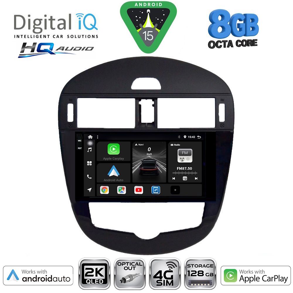 DIGITAL IQ BXK 20470CL_CPAA (9inc) MULTIMEDIA TABLET for NISSAN PULSAR mod. 2014-2020 with CLIMA - WEXML.GR