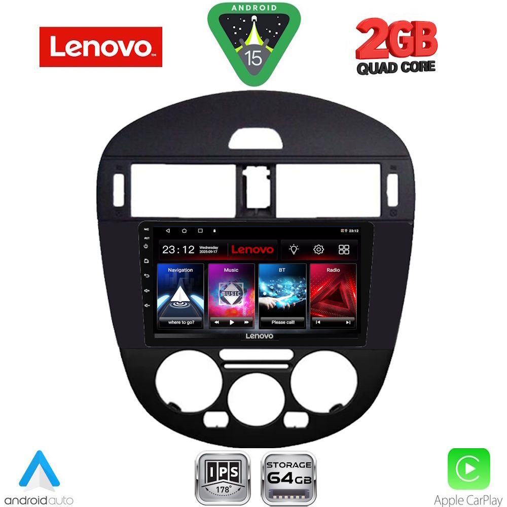 LENOVO LVD 2470AC_CPA (9inc) MULTIMEDIA TABLET for NISSAN PULSAR mod. 2014-2020 with A/C - WEXML.GR